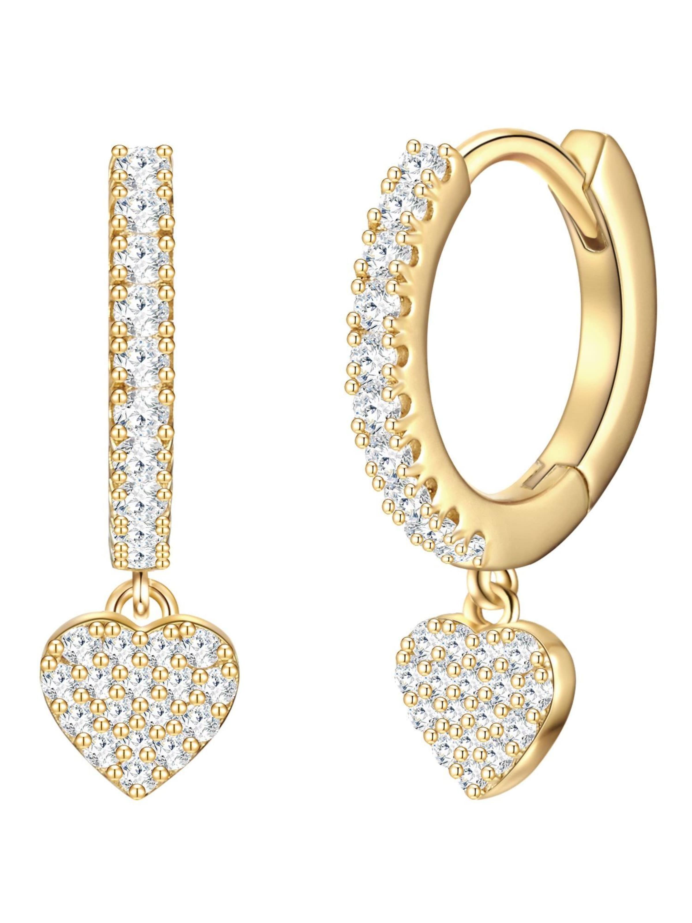 Glanzstücke München Oorbellen in Goud: voorkant