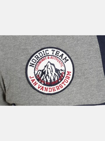 T-Shirt 'Vilgot' Jan Vanderstorm en gris