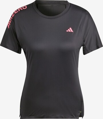 ADIDAS PERFORMANCE Functioneel shirt 'Adizero ' in Zwart: voorkant