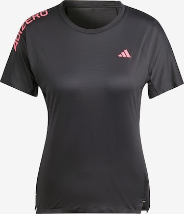 ADIDAS PERFORMANCE Funkcionalna majica 'Adizero ' | črna barva: sprednja stran