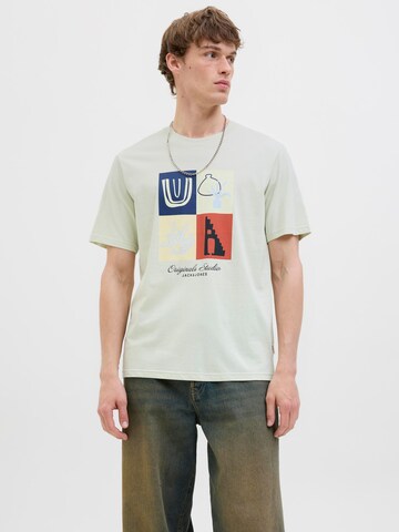 JACK & JONES Shirt in Beige: voorkant