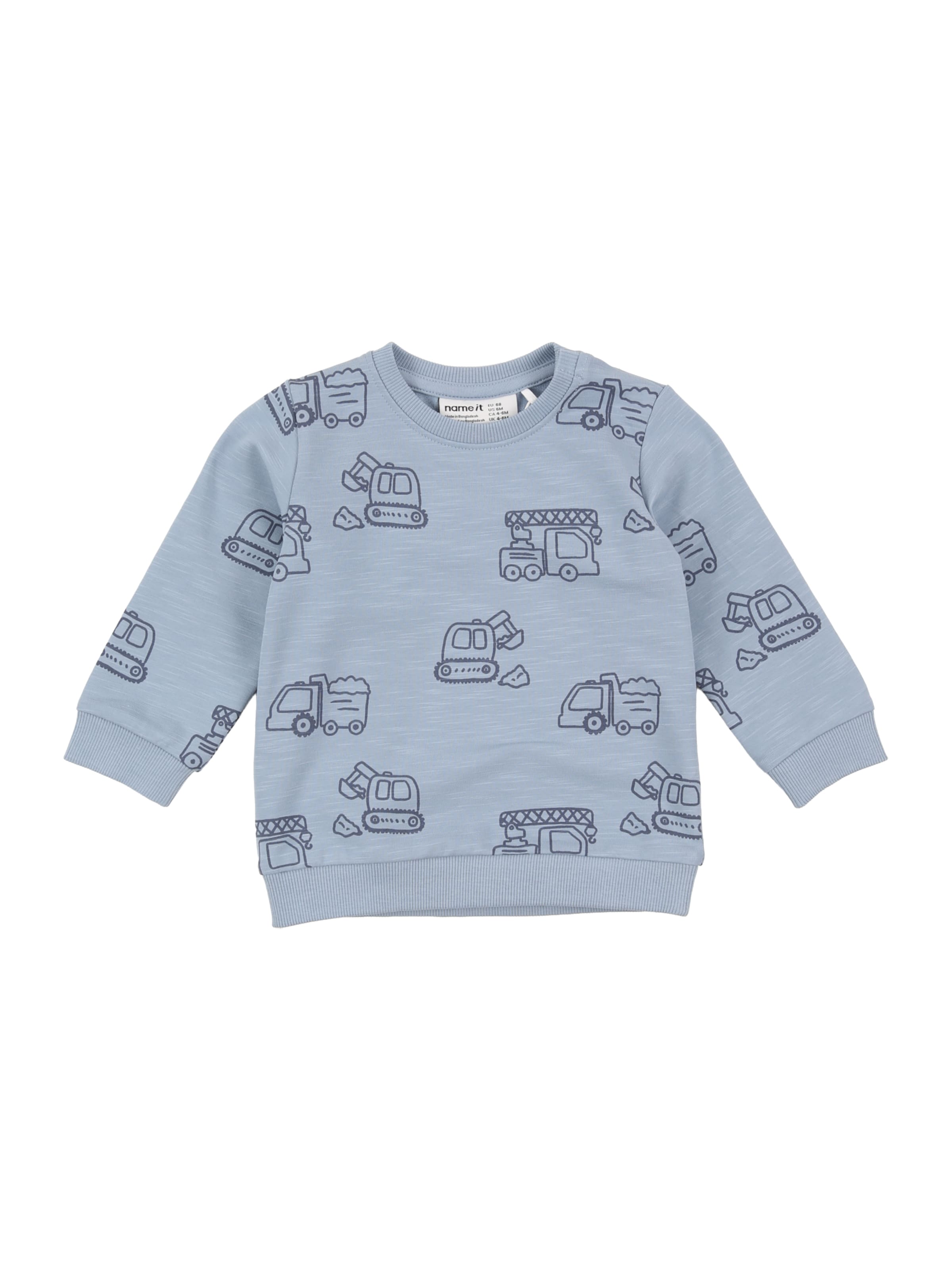 NAME IT Sweatshirt 'NBMKOMMA' in Blue: front