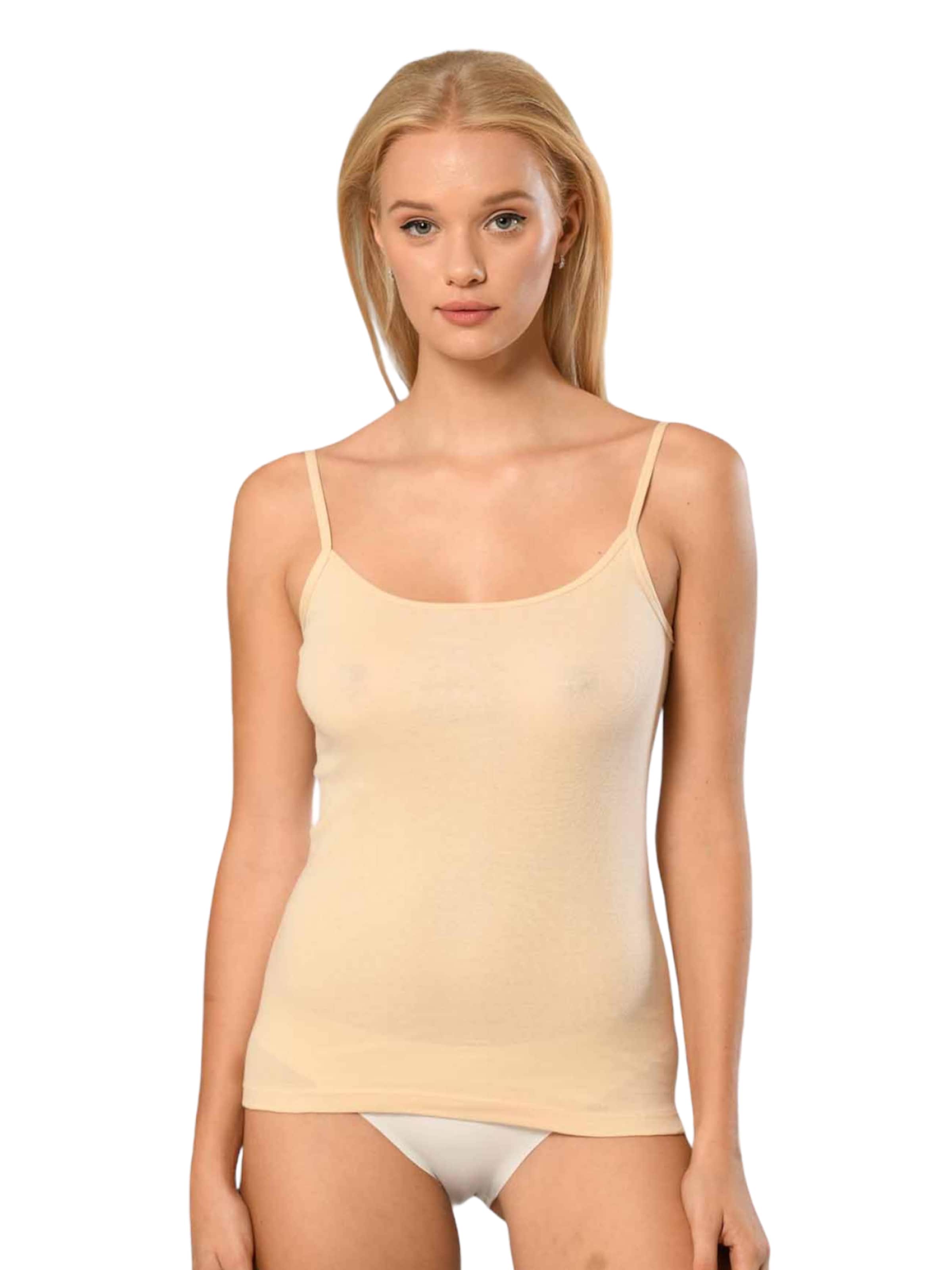 Erdem Onderhemd in Beige: voorkant