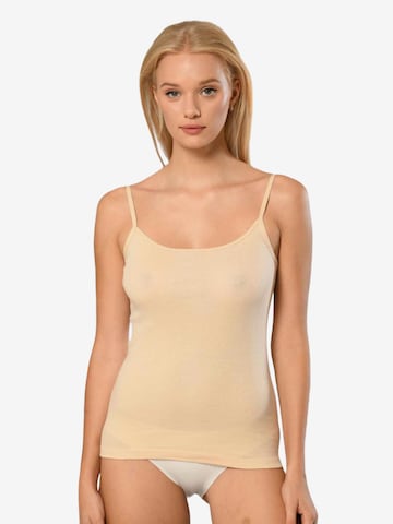 Erdem Onderhemd in Beige: voorkant