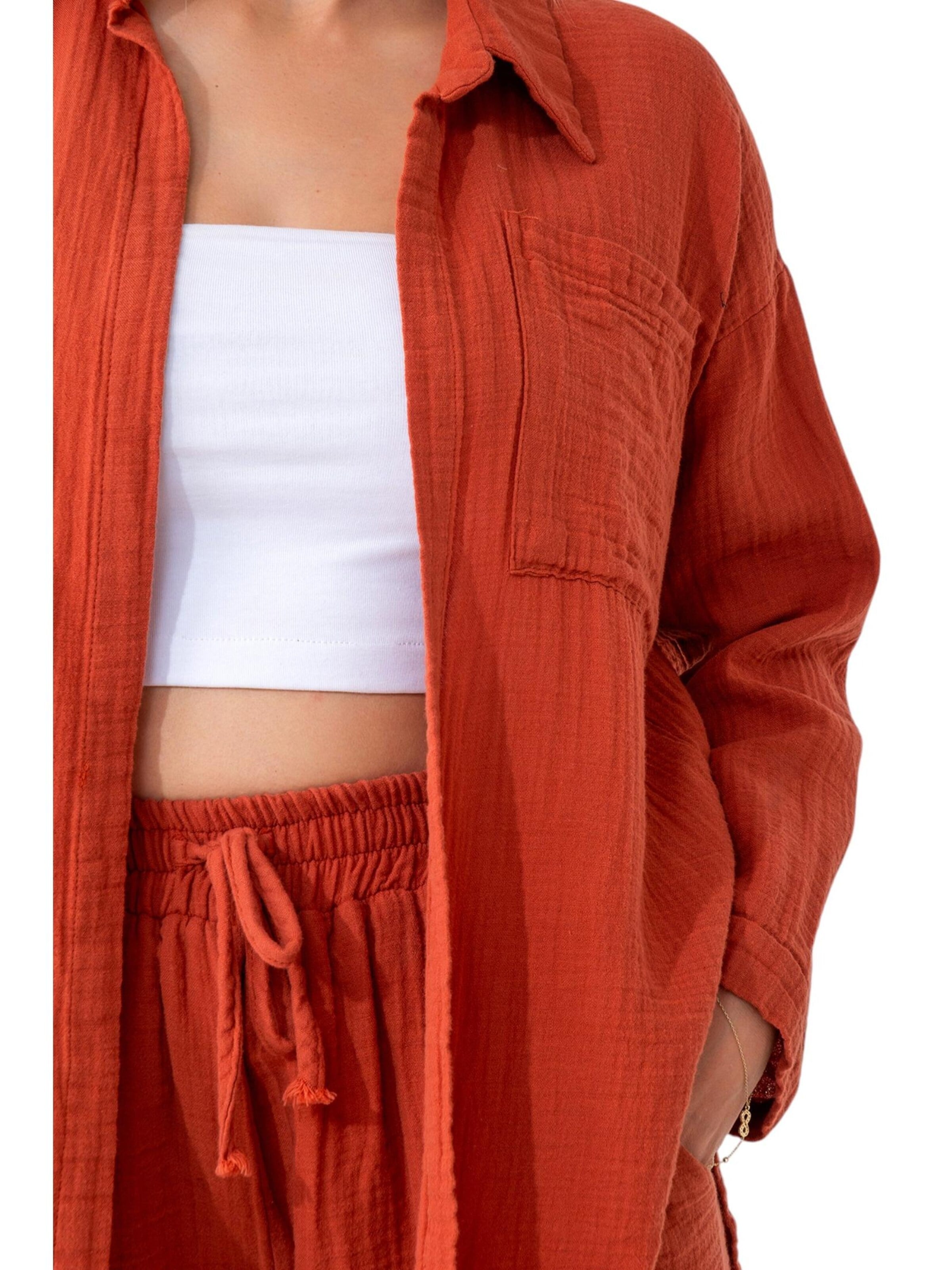 Camicia da donna 'NALYA' di WENOR in rosso