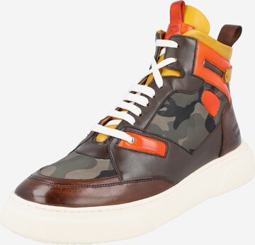 MELVIN & HAMILTON High-Top Sneakers 'Harvey 51' in Brown: front