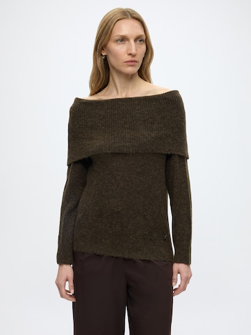 MOS MOSH Pullover 'MMMape' in Braun: Vorderseite