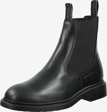 GANT Chelsea boots in Zwart: voorkant