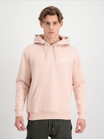 ALPHA INDUSTRIES Regular Fit Collegepaita värissä vaaleanpunainen: edessä