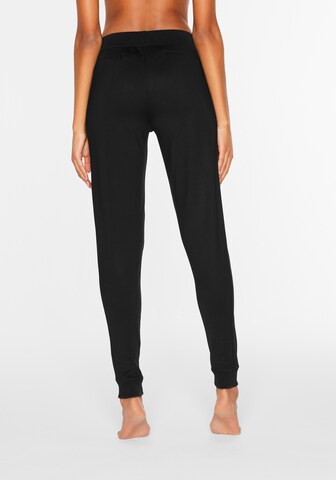 LASCANA ACTIVE Slimfit Sportbroek in Zwart