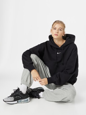 juoda Nike Sportswear Megztinis be užsegimo 'Phoenix Fleece'