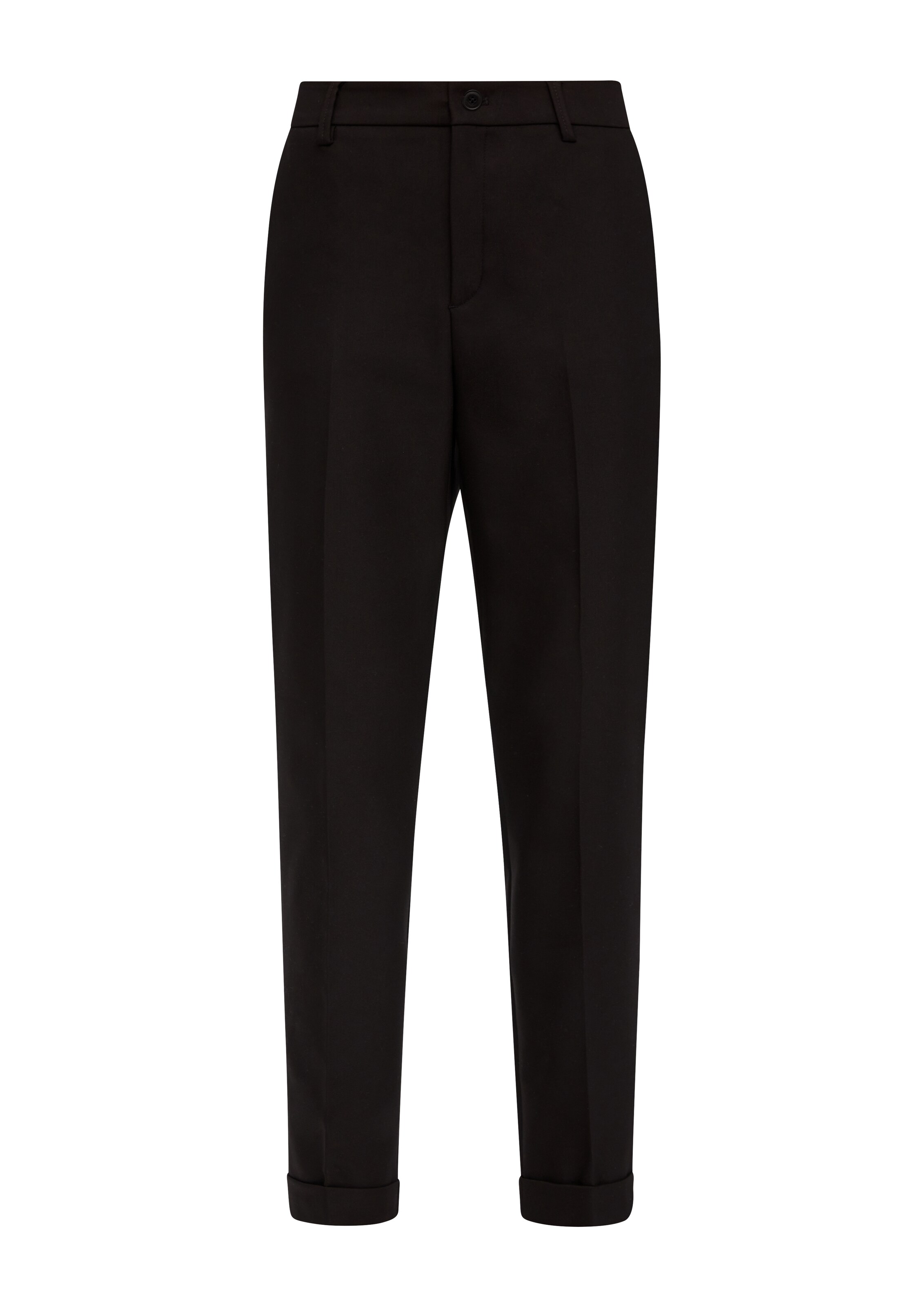 Effilé Pantalon s.Oliver en noir : devant