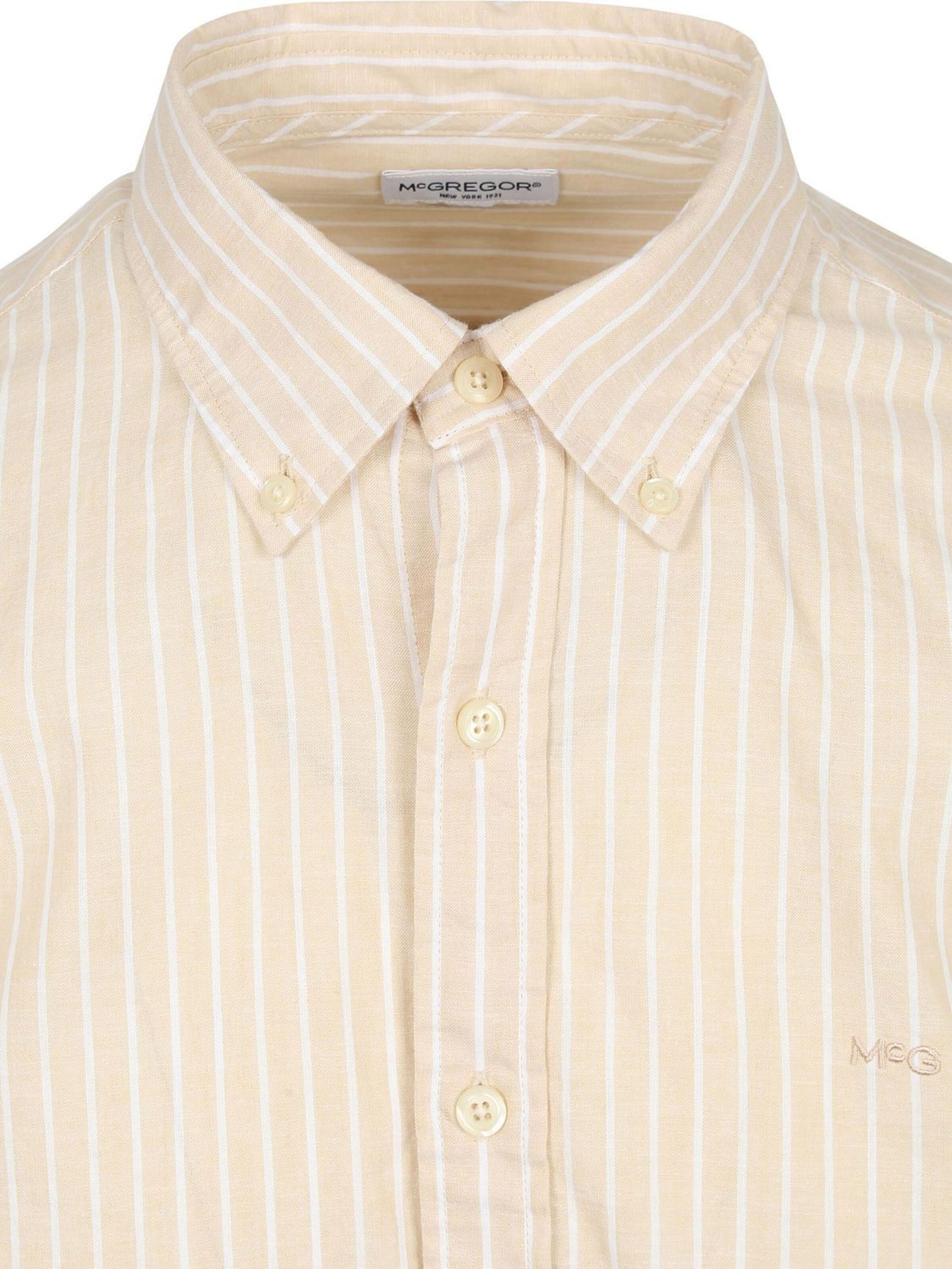 McGREGOR Regular fit Button Up Shirt in Beige