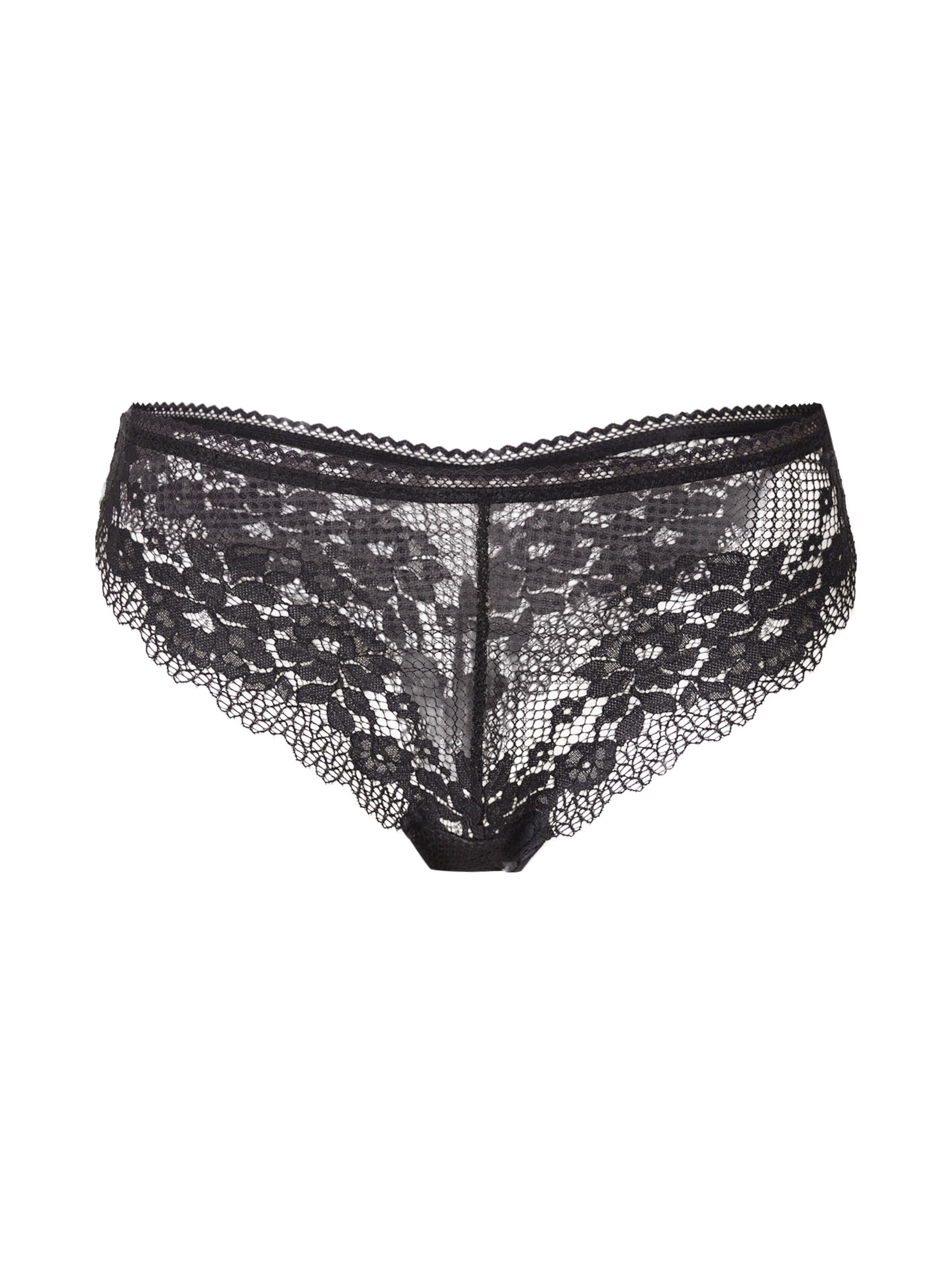 PASSIONATA - Tanga 'NINA' en negro: frente