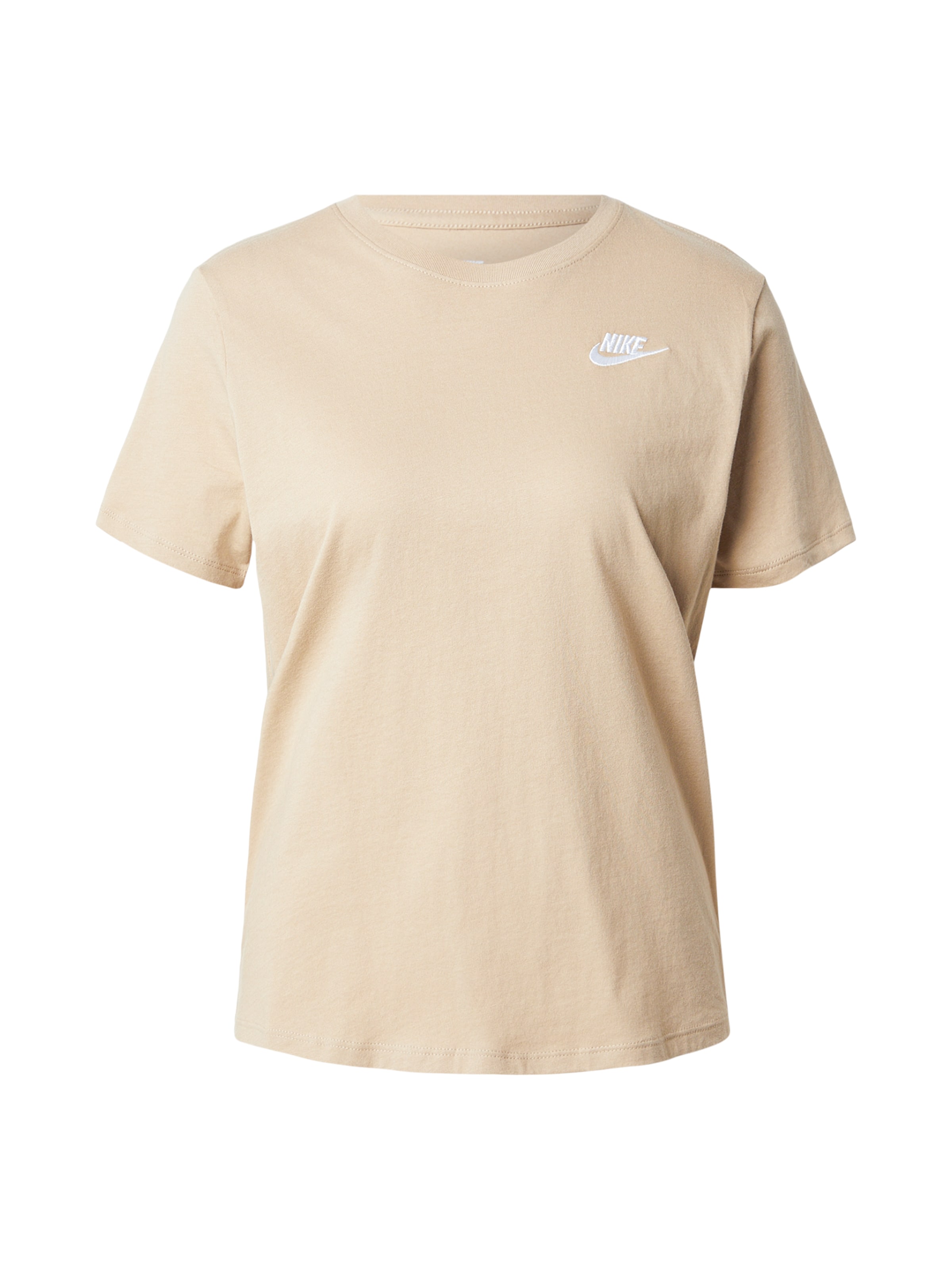 Nike Sportswear Shirt 'Club Essentials' in Bruin: voorkant