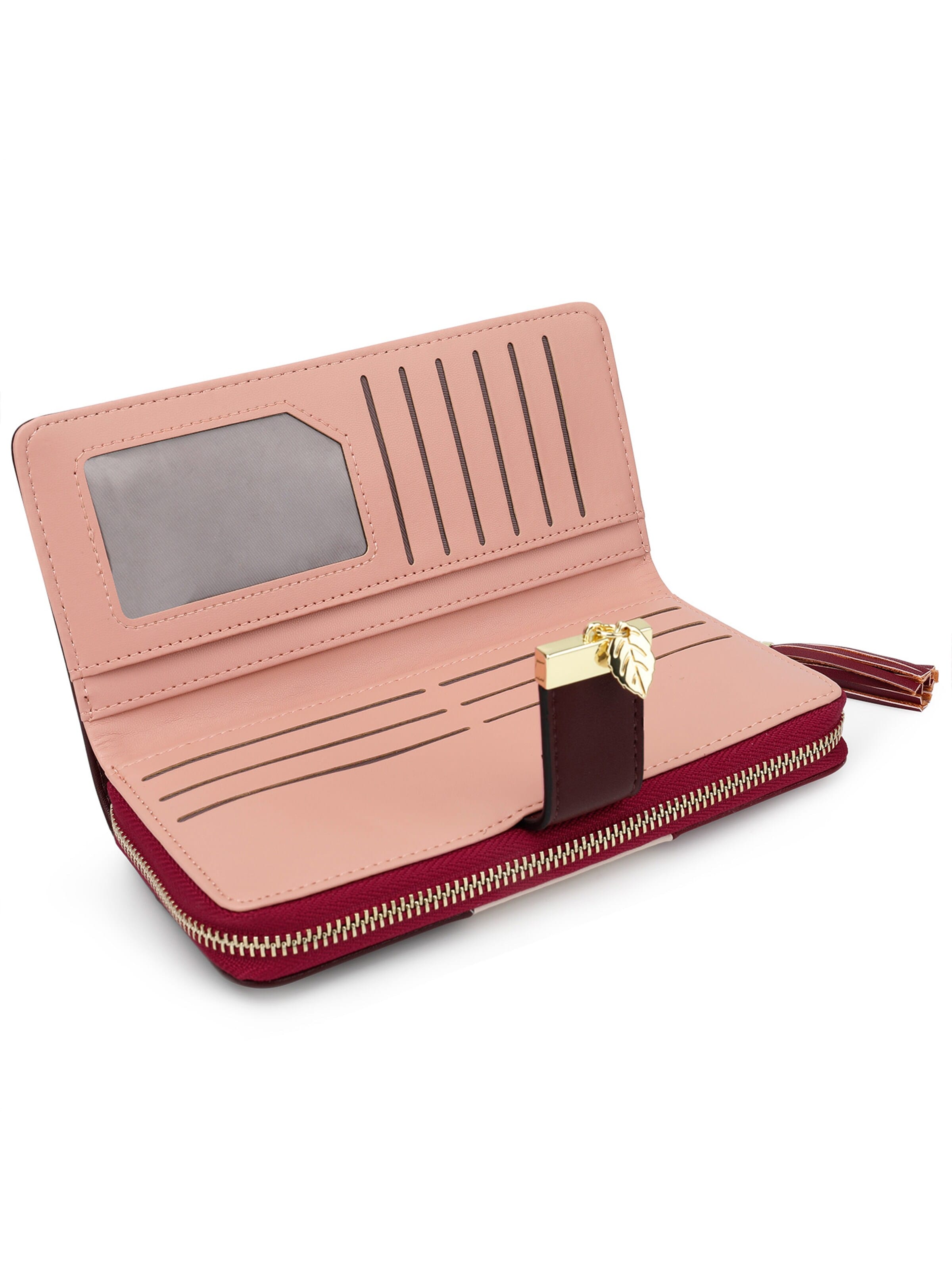 Porte-monnaies 'Damen Klassisch Minimalistisch' Pomelo Best en rouge