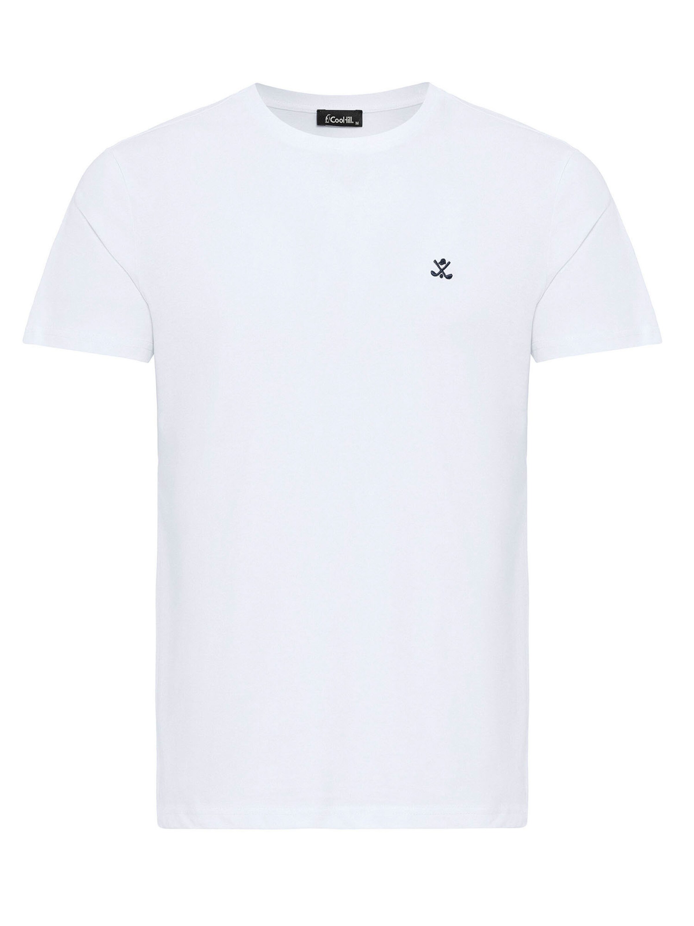 balts Cool Hill T-Krekls 'Antonio ': no priekšpuses