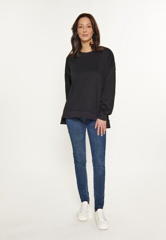 usha BLUE LABEL Sweatshirt in Zwart