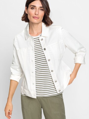 Olsen Between-Season Jacket in White: front