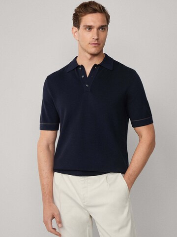 Hackett London Trui in Blauw: voorkant