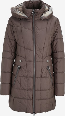 Betty Barclay Outdoorjacke mit abnehmbarer Kapuze in Braun: predná strana