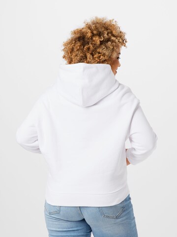 Tommy Jeans Curve - Sudadera en blanco