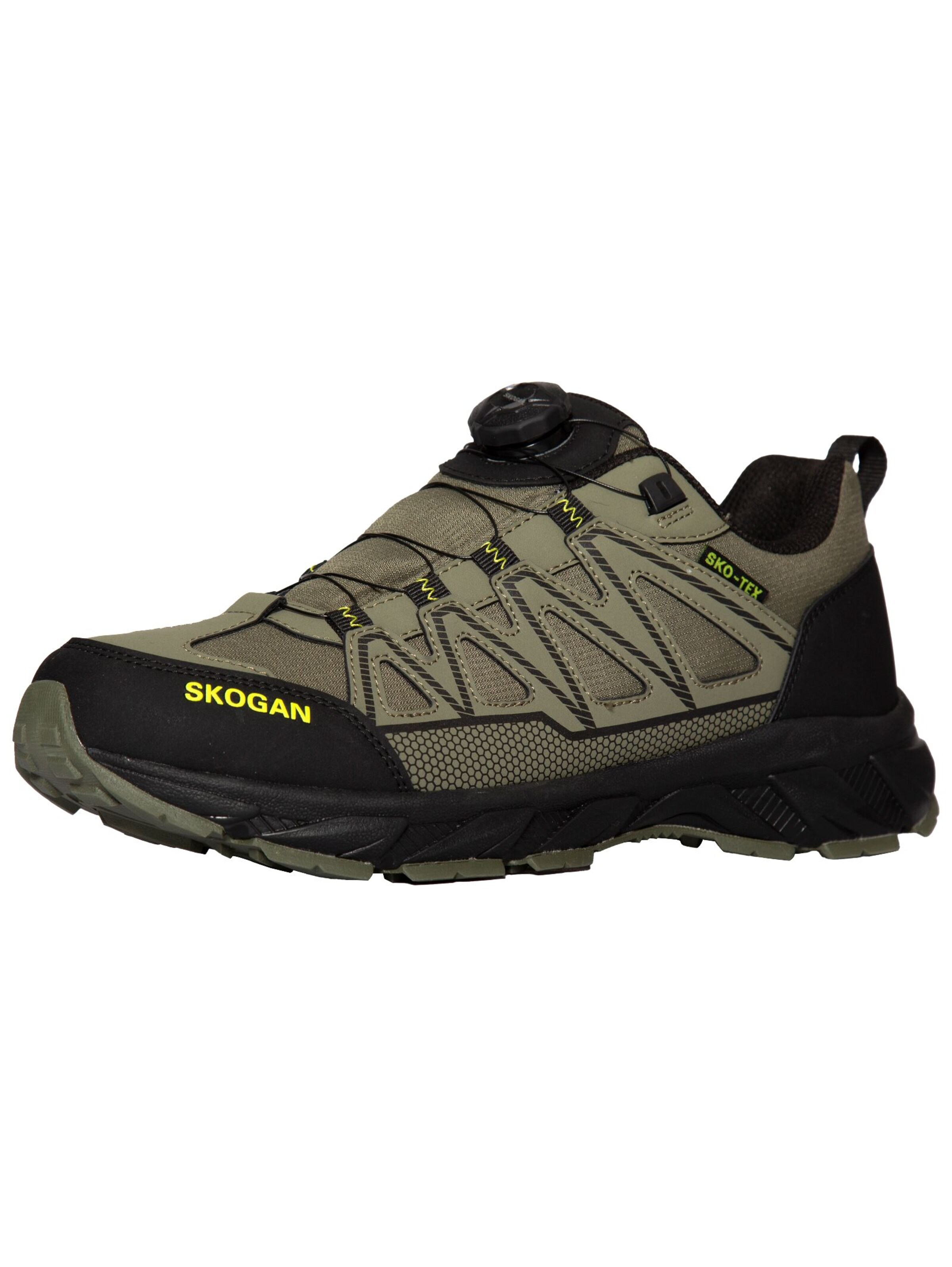 SKOGAN Athletic lace-up shoe in Green: front
