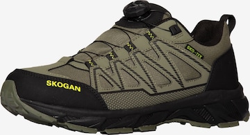 SKOGAN Sportlicher Schnürschuh in Grün: Vorderseite