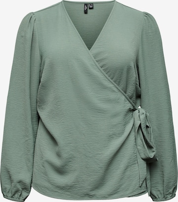 Vero Moda Curve - Blusa 'VMCALVA' en verde: frente