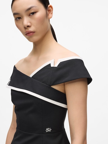 Karl Lagerfeld Blusentop in Schwarz