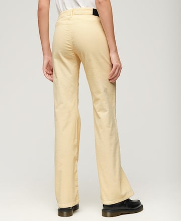 Superdry Flared Pants in Yellow