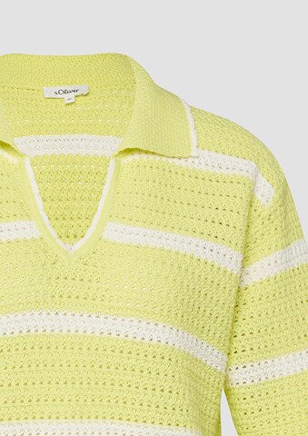 s.Oliver Sweater in Yellow