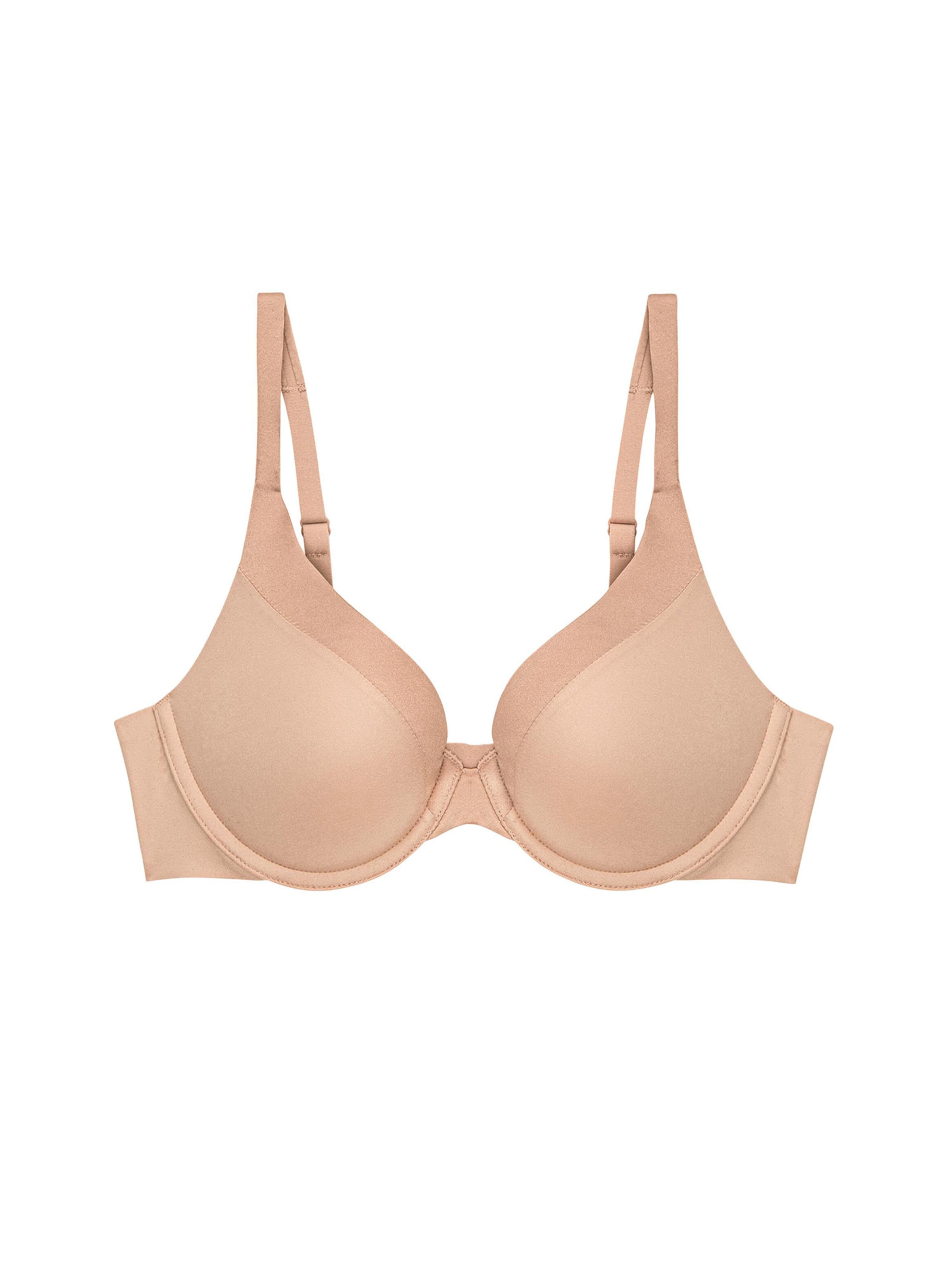 TRIUMPH T-Shirt Bügel-BH ' Body Make-up Soft Touch ' in Beige: Vorderseite