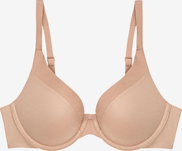 TRIUMPH T-shirt BH ' Body Make-up Soft Touch ' in Beige: voorkant