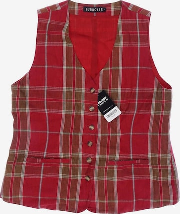 Turnover Vest in L in Red: front