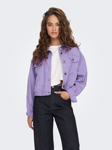 Veste mi-saison ONLY en violet : devant