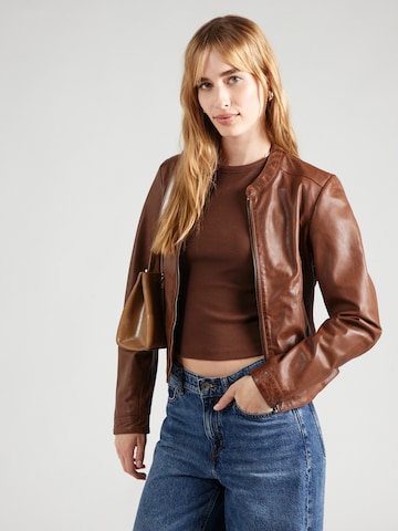FREAKY NATION Between-Season Jacket 'Skara' in Brown: front