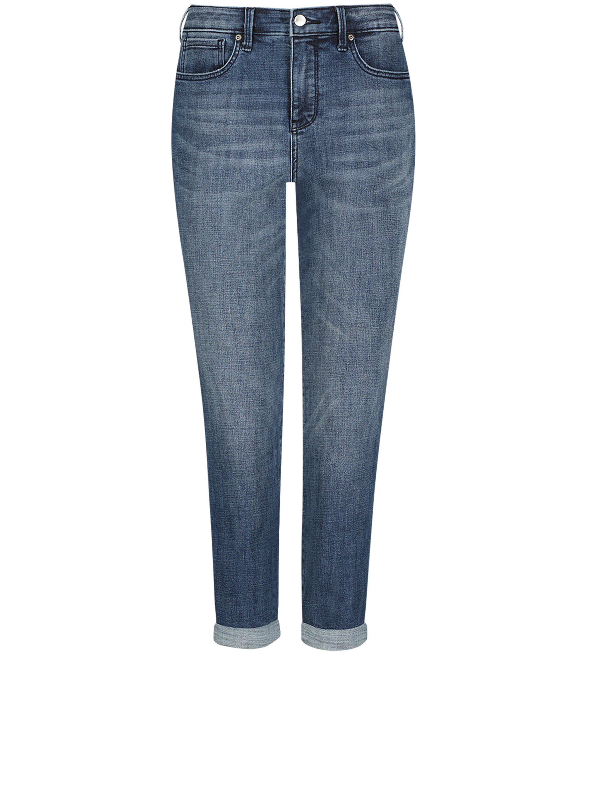 NYDJ Slimfit Jeans in Blauw: voorkant