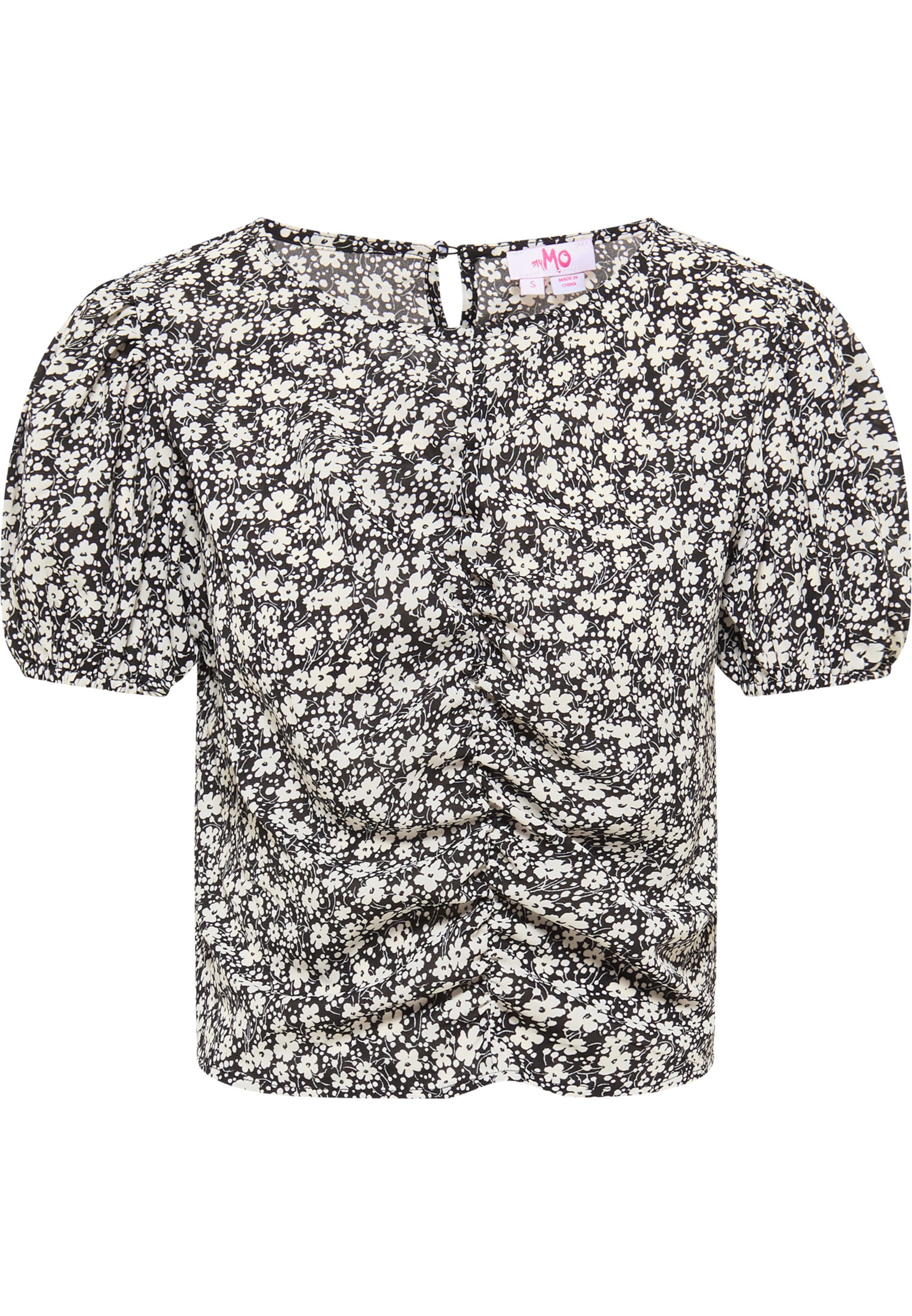 MYMO Топ в Черный: спереди