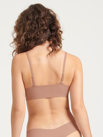 SLOGGI Bustier Bralette ' ZERO Microfibre 2.0 Bralette ' in Beige