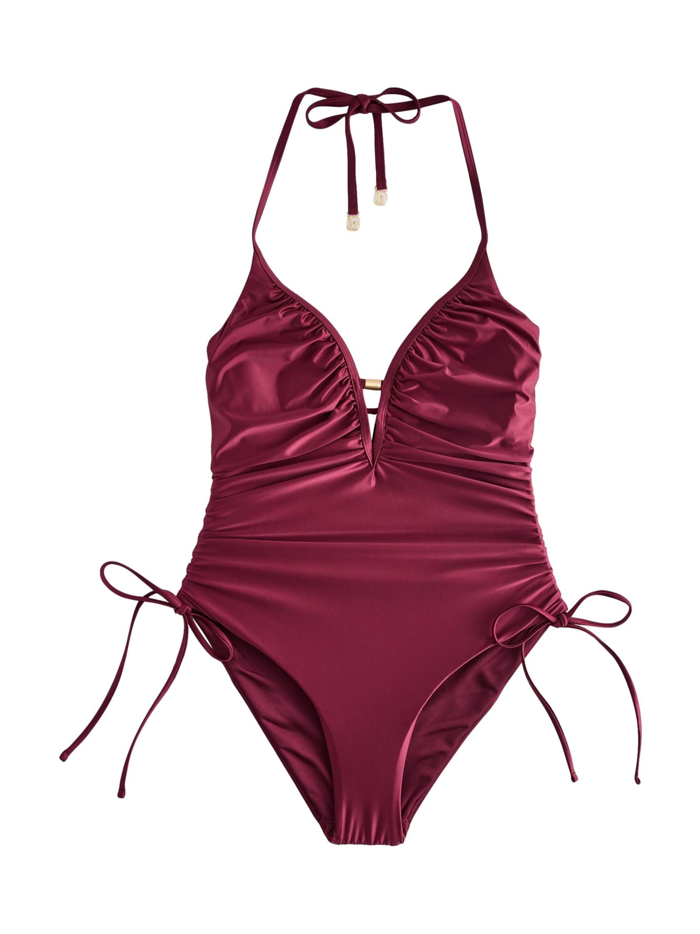 B by Ted Baker Badpak in XS in de kleur Robijnrood, Productweergave