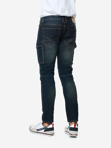 KOROSHI Slimfit Jeans i blå