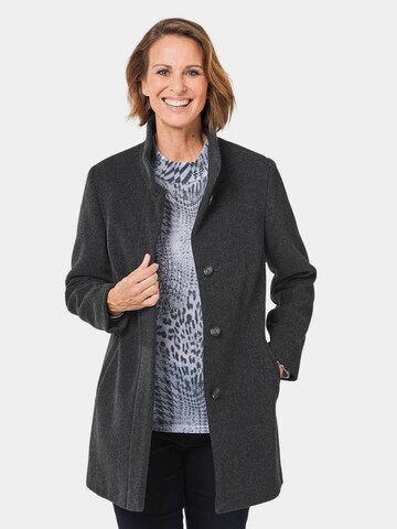 Manteau mi-saison Goldner en gris : devant