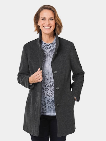 Goldner Between-Seasons Coat in Grey: front