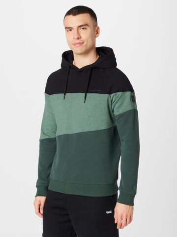 Ragwear Sweatshirt 'THRES' in Green: front