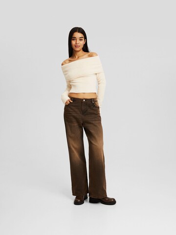 Bershka Trui in Beige