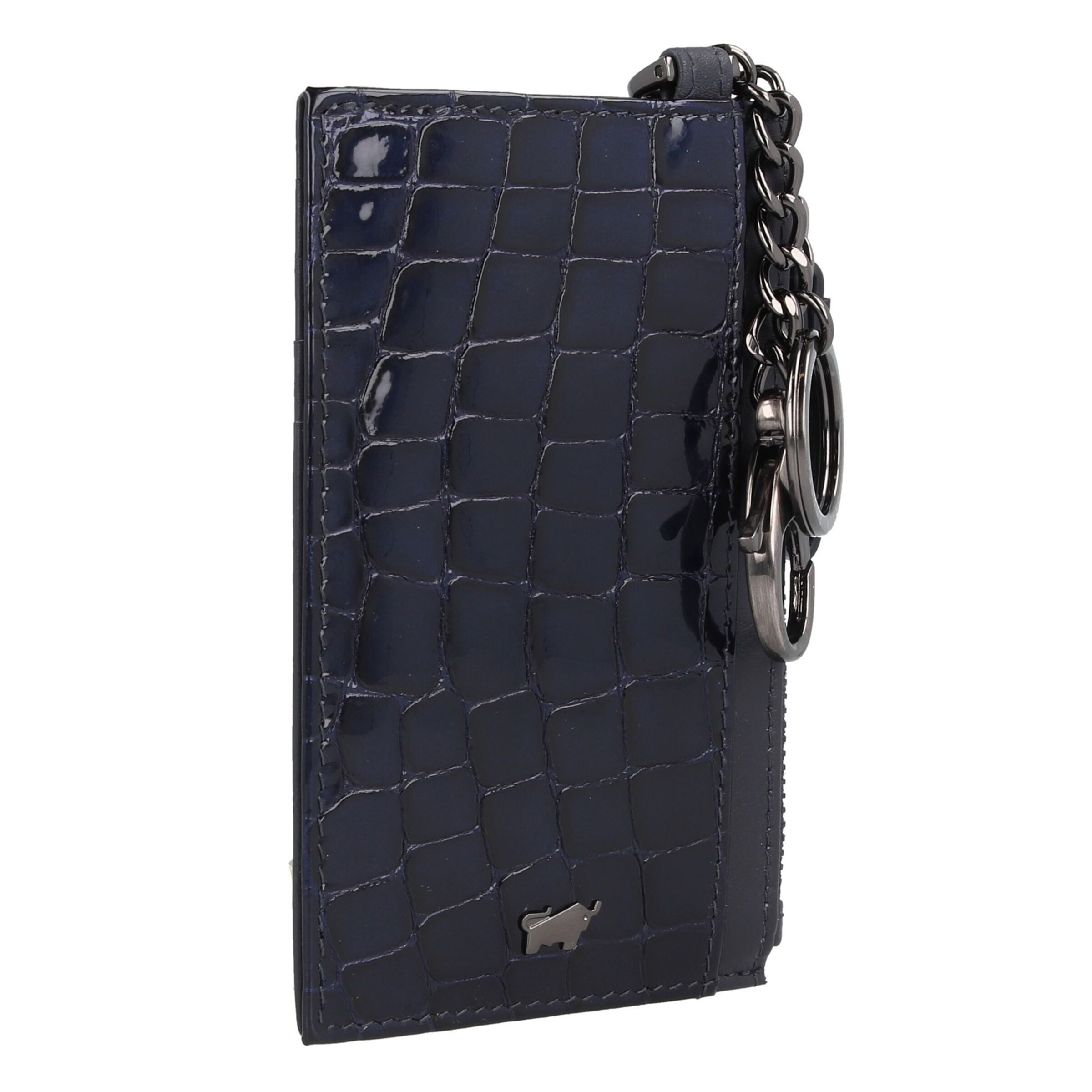 Portachiavi 'Verona' di Braun Büffel in nero