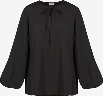 Karko Blouse ' SEWKA ' in Zwart: voorkant