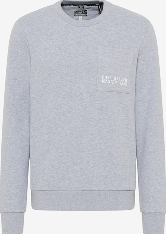 DreiMaster Maritim Sweatshirt 'Bridgeport' in Grey: front