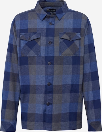 Barbour - Regular Fit Camisa 'Bridge' em azul: frente